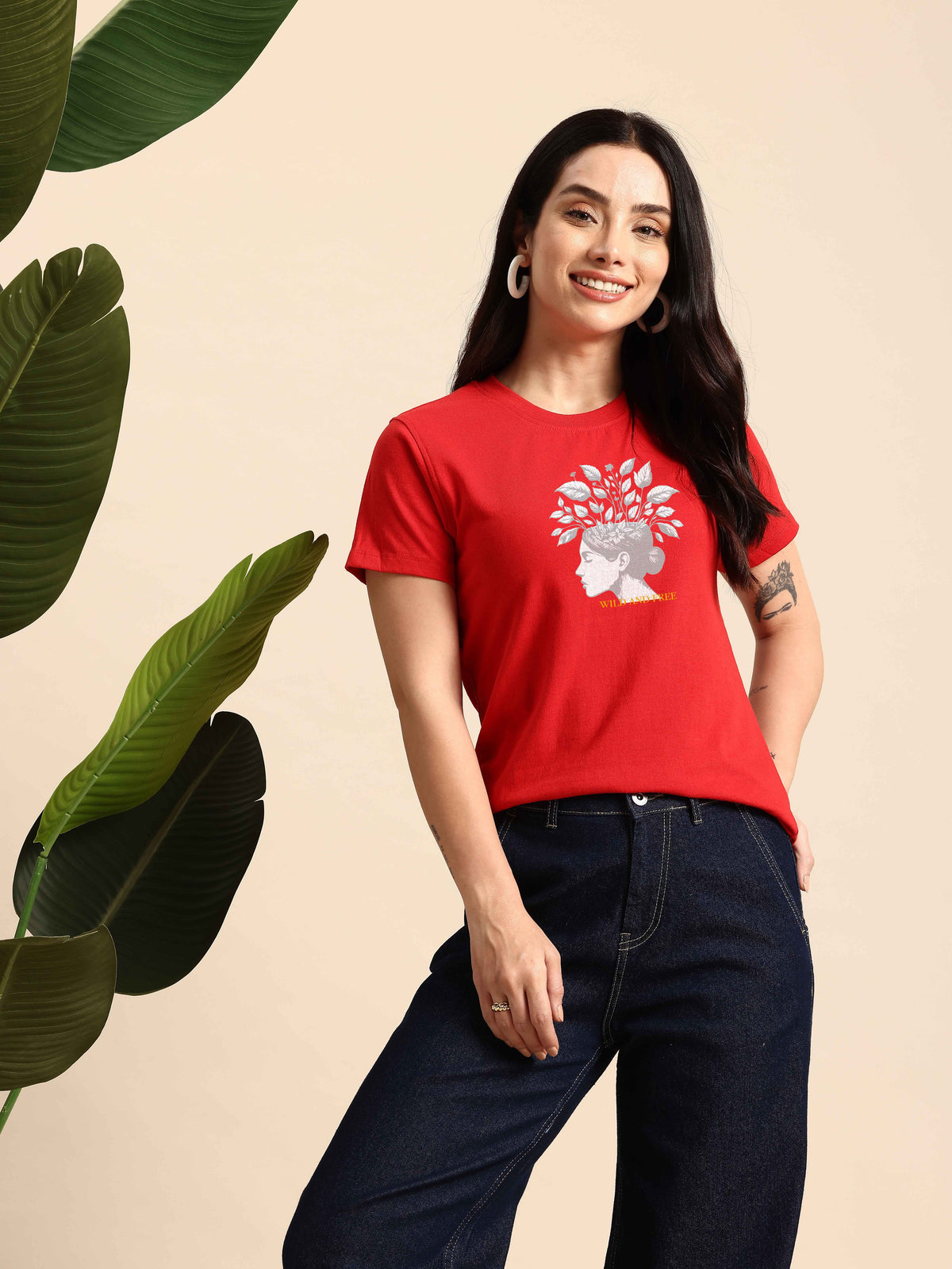 Half Sleeve Womens Regular T-Shirt