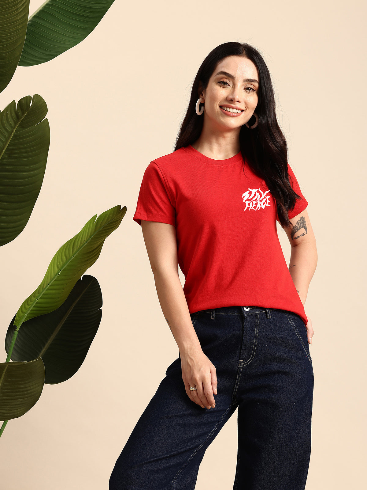 Half Sleeve Womens Regular T-Shirt