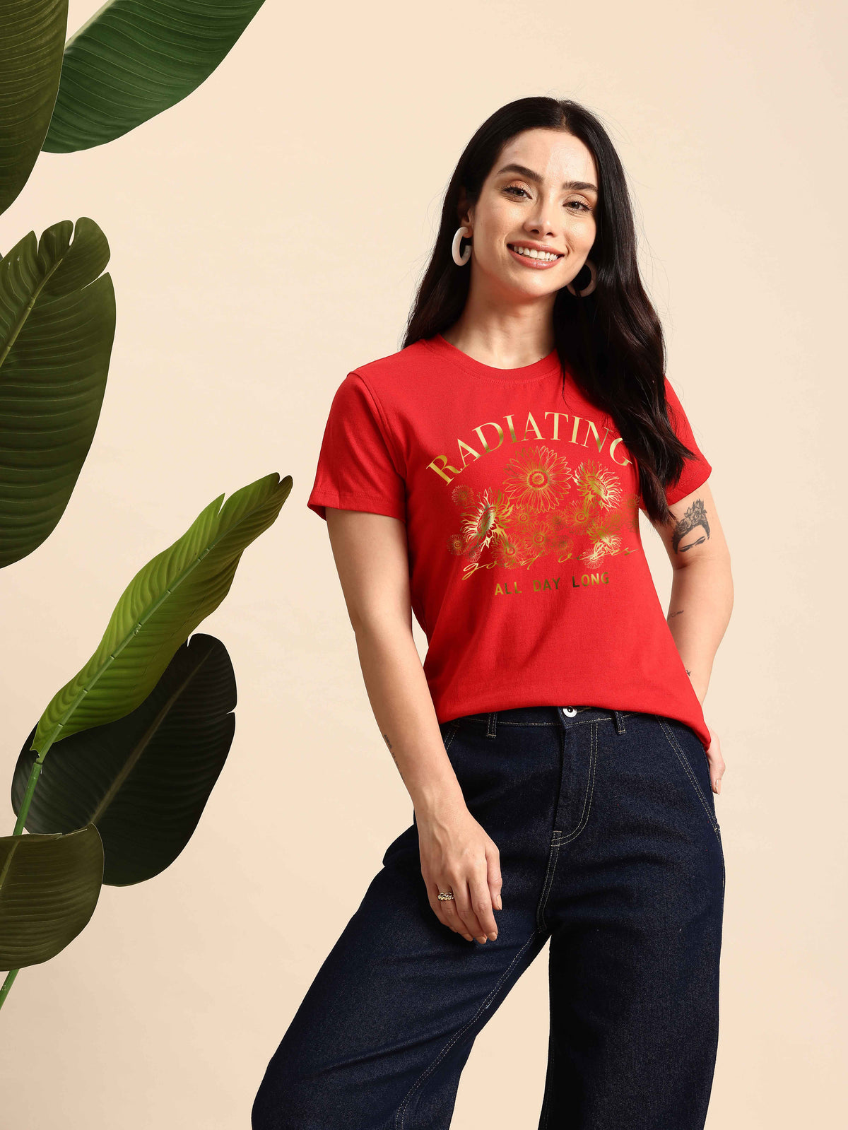 Half Sleeve Womens Regular T-Shirt