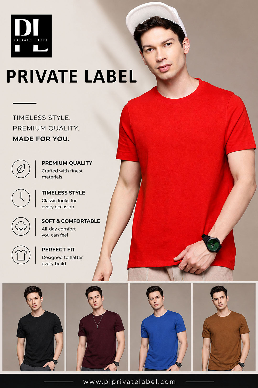 Mens Regular Half Sleeve Airforce Blue T-Shirt