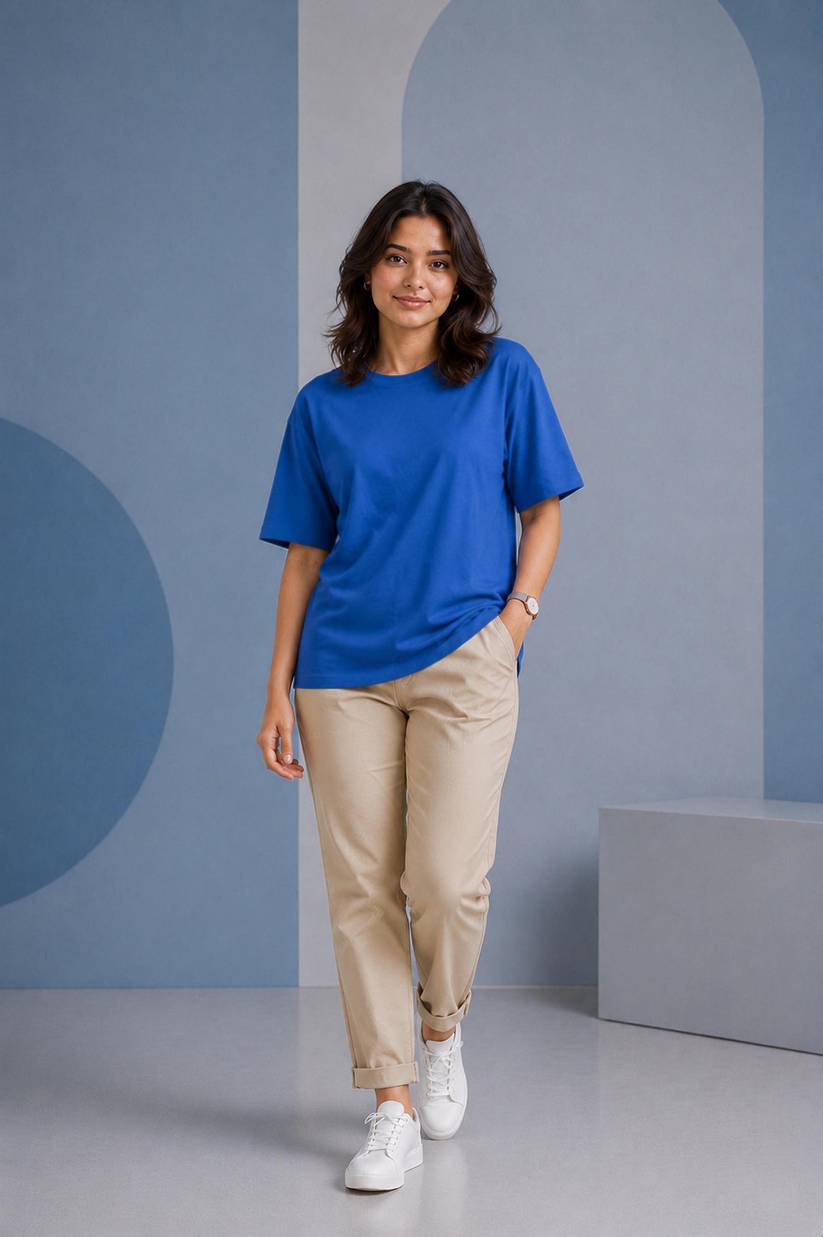 Royal Blue Oversized T-Shirt