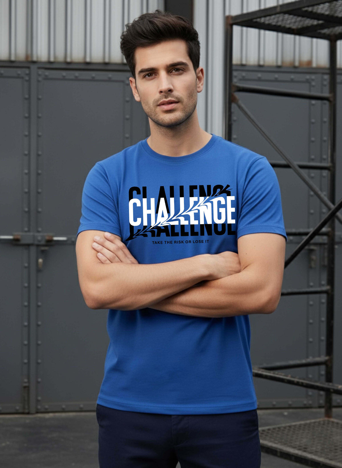 Mens Graphic Regular Half Sleeve T Shirt