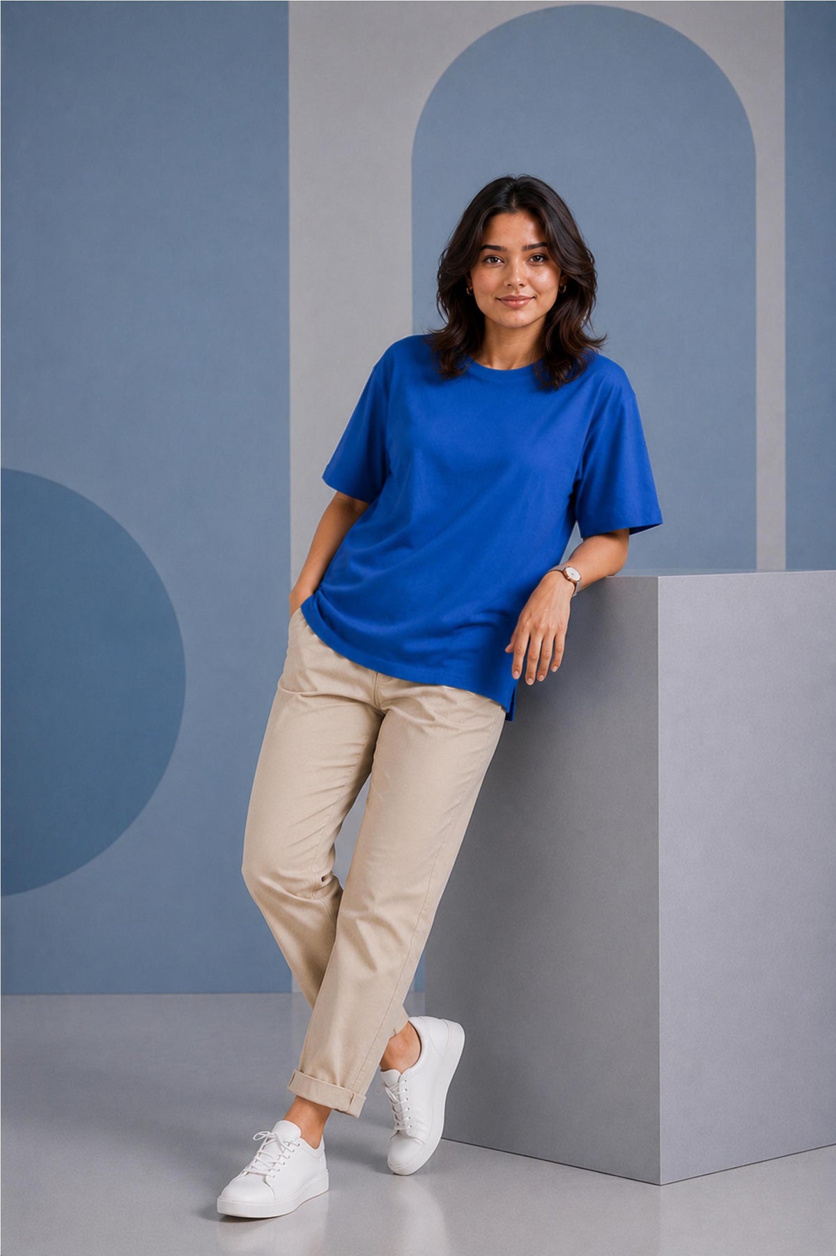 Royal Blue Oversized T-Shirt