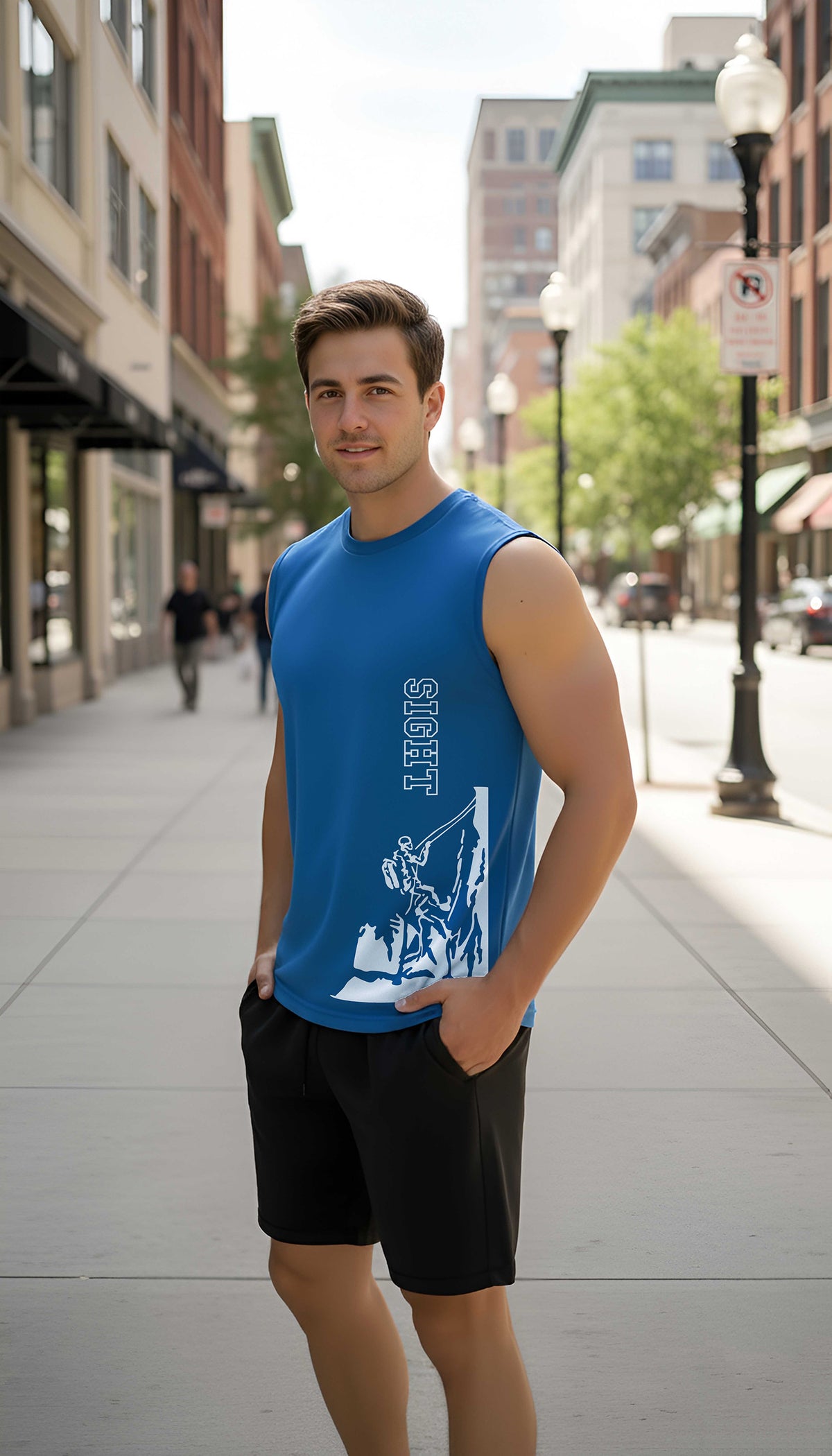 MENS GRAPHIC SLEEVELESS SIGHT