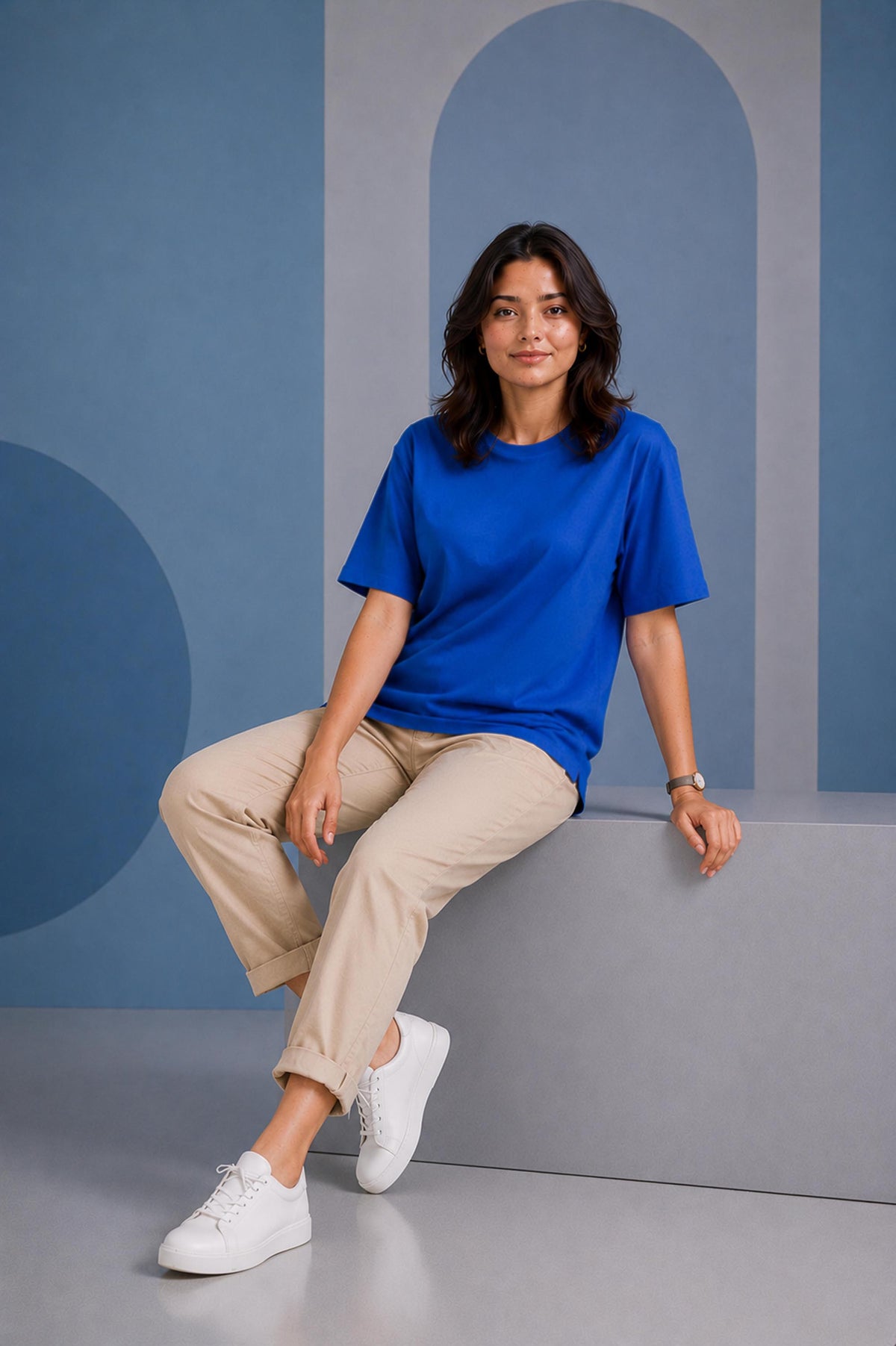 Royal Blue Oversized T-Shirt