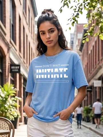 Graphic Oversized T-Shirt Initiate