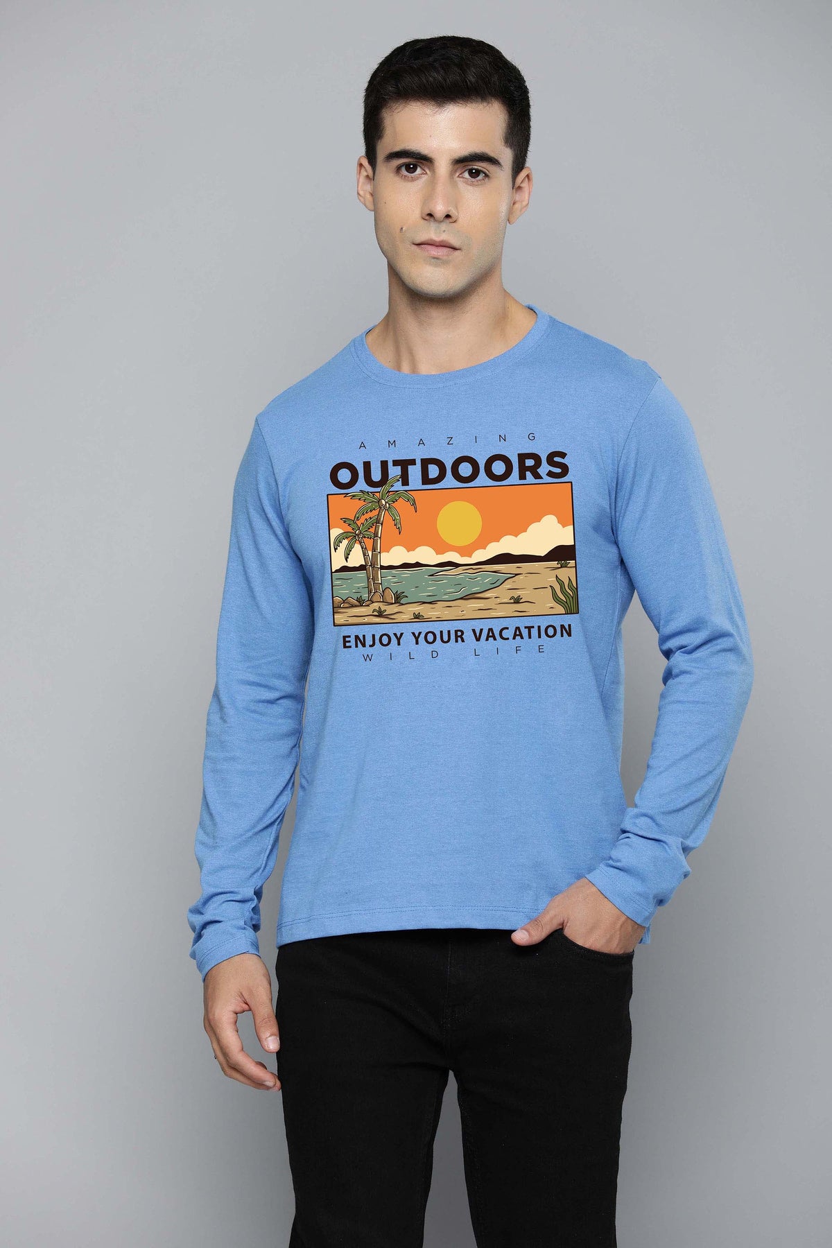 Mens Graphic Long Sleeve