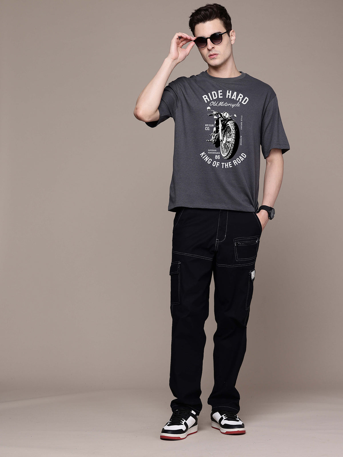 Graphic Oversized Bike Tshirt