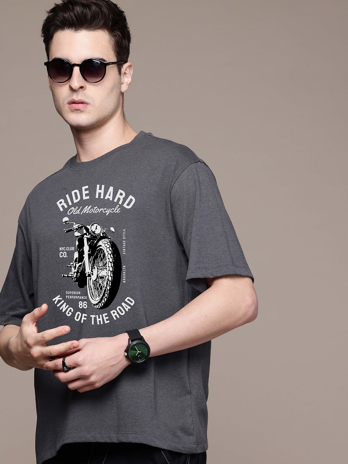 Graphic Oversized Bike Tshirt