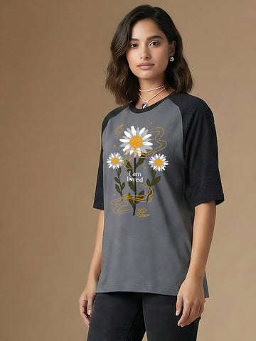 Graphic Raglan Sleeve Loved