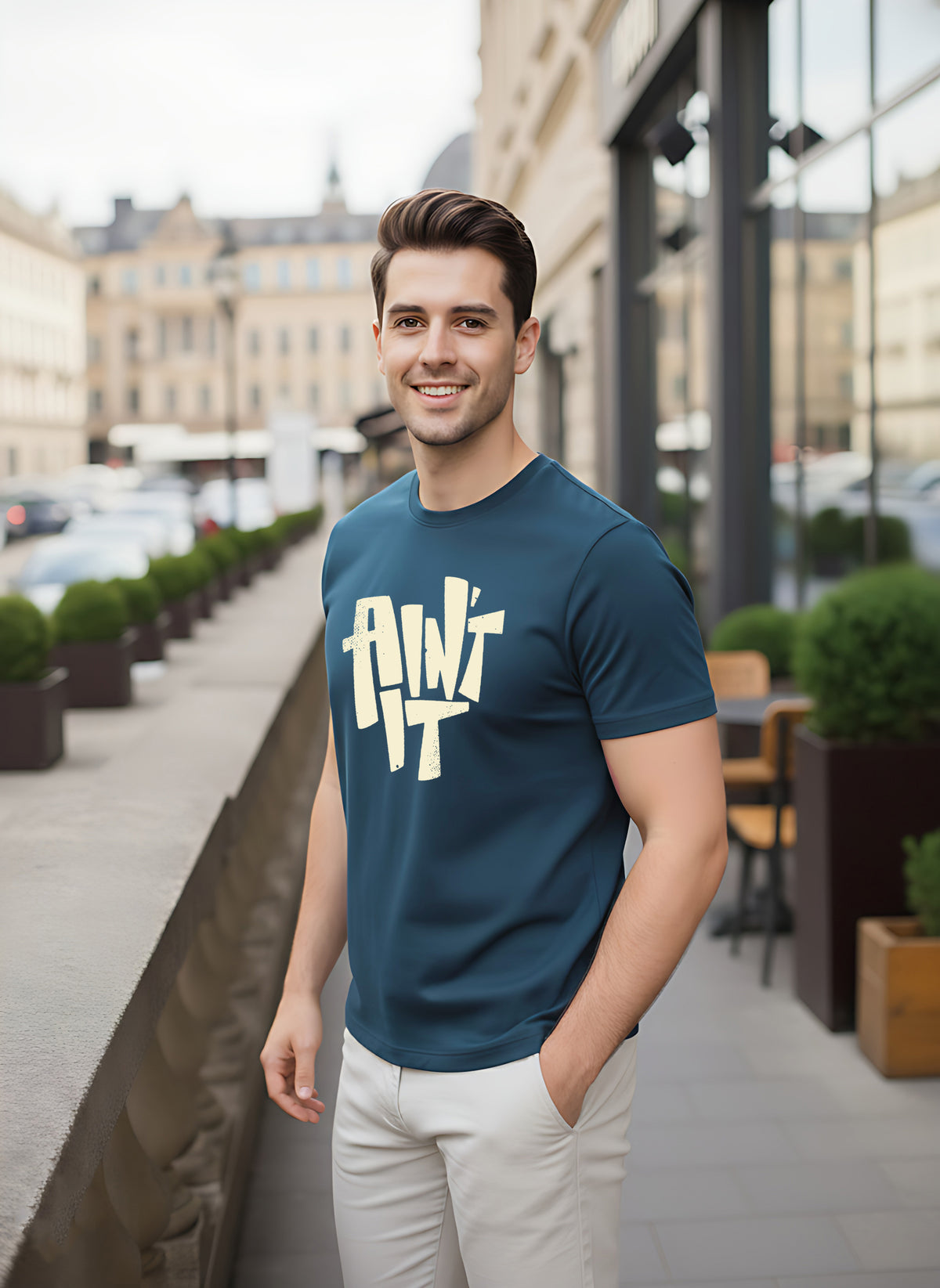 Mens Graphic Regular Half Sleeve T-Shirts