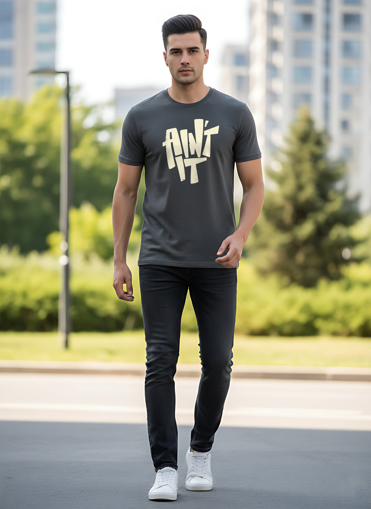 Mens Graphic Regular Half Sleeve T-Shirts