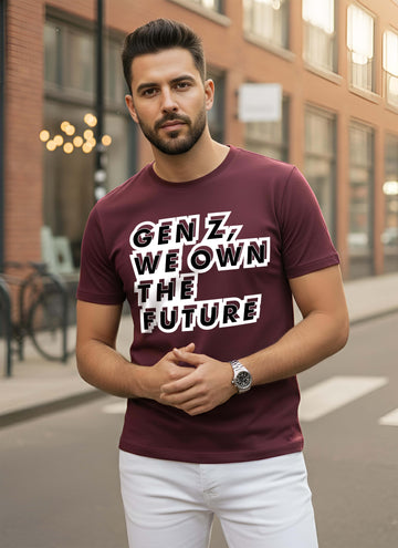 Mens Graphic Regular Half Sleeve T Shirt