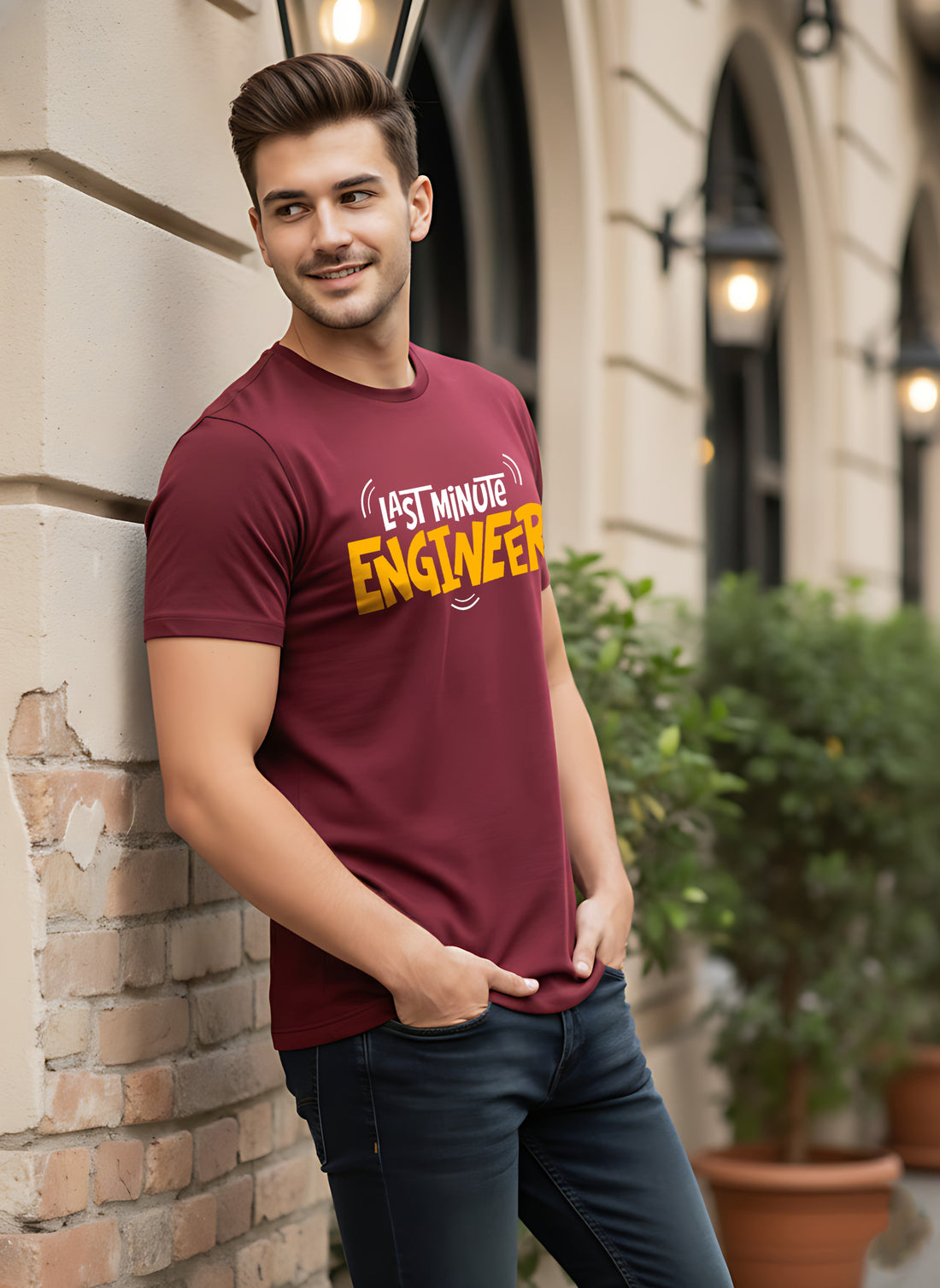 Mens Graphic Regular Half Sleeve T Shirt
