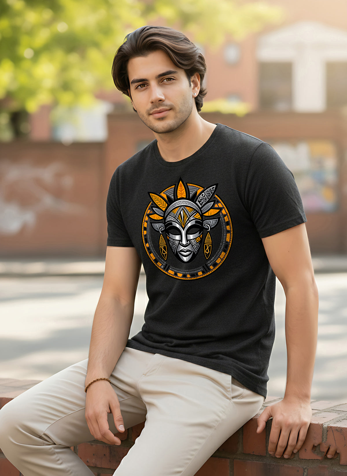 Mens Graphic Regular Half Sleeve T-Shirts
