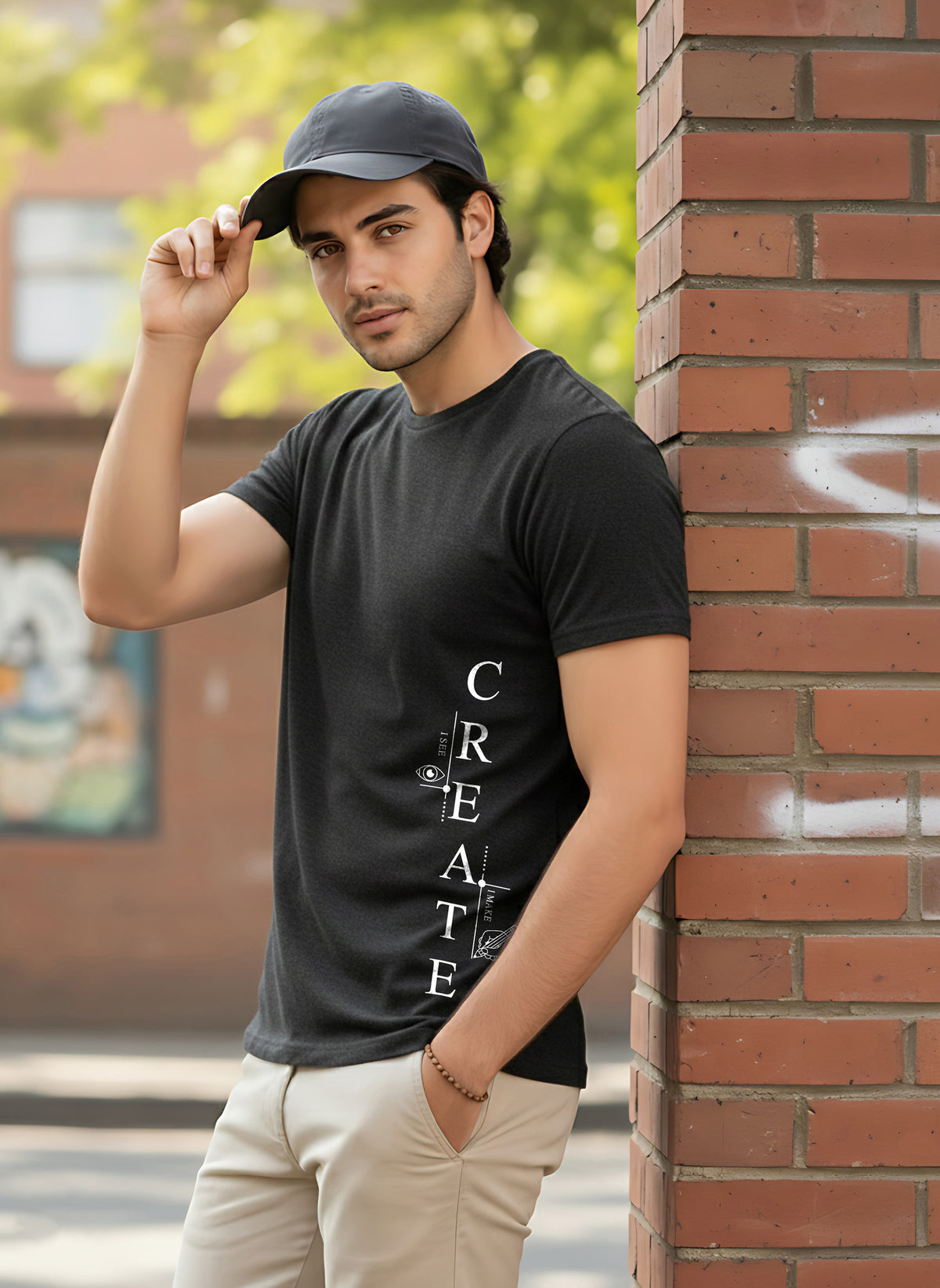 Mens Graphic Regular Half Sleeve T Shirt