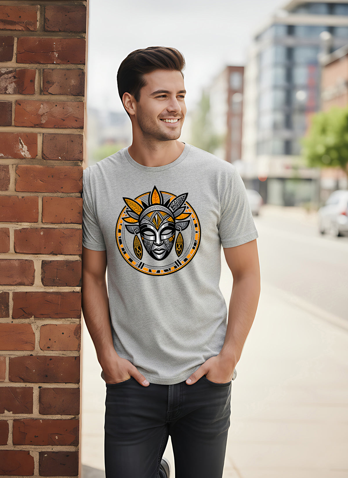 Mens Graphic Regular Half Sleeve T-Shirts