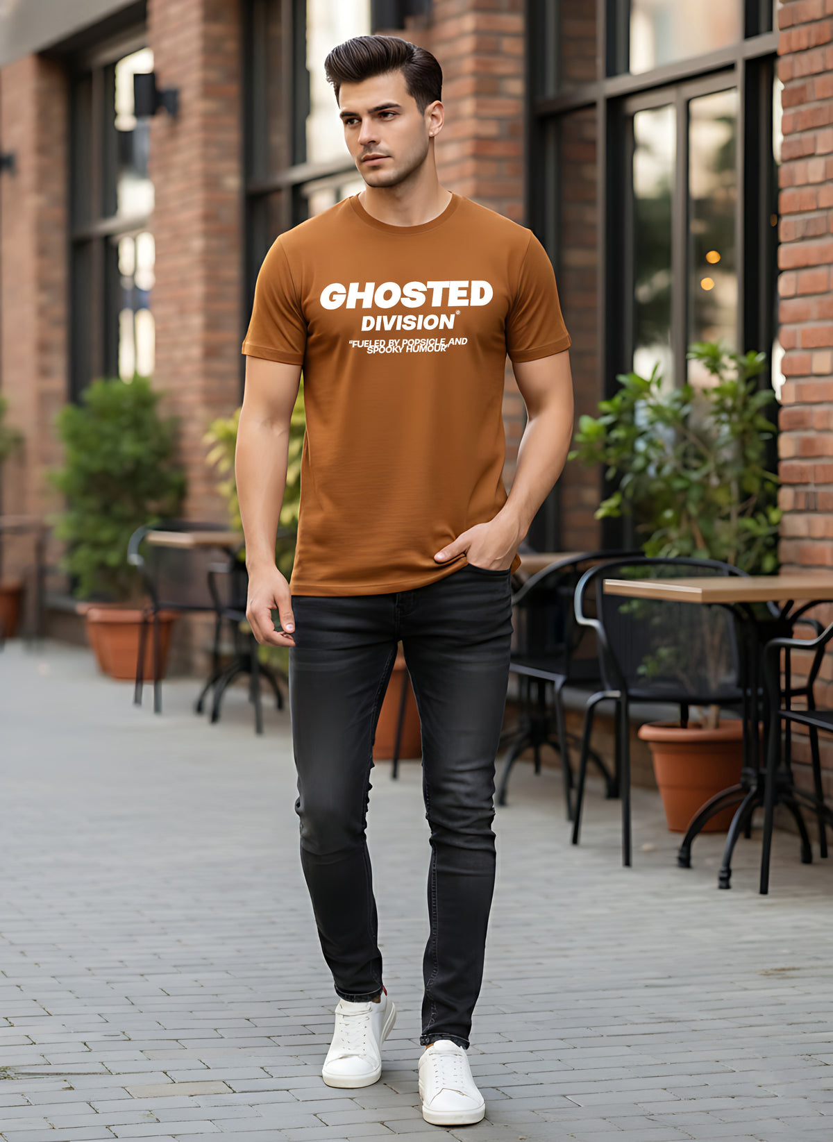 Mens Graphic Regular Half Sleeve T Shirt