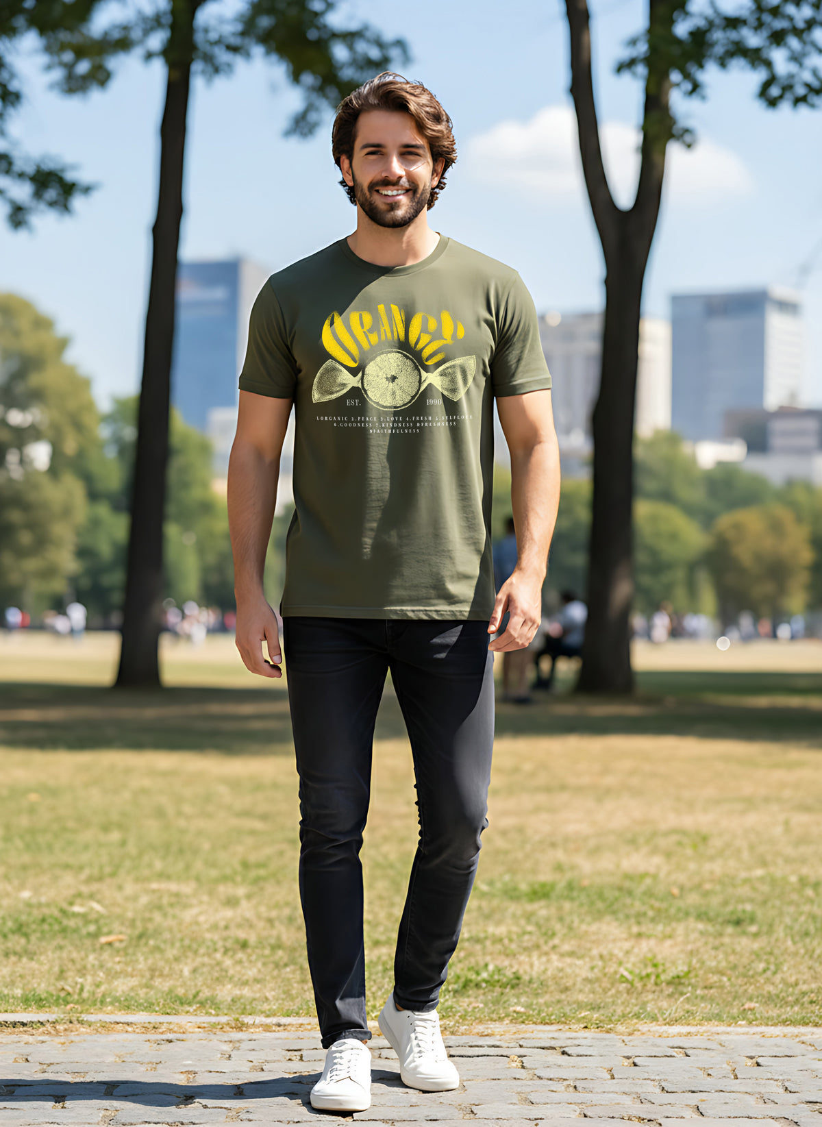Mens Graphic Regular Half Sleeve T Shirt