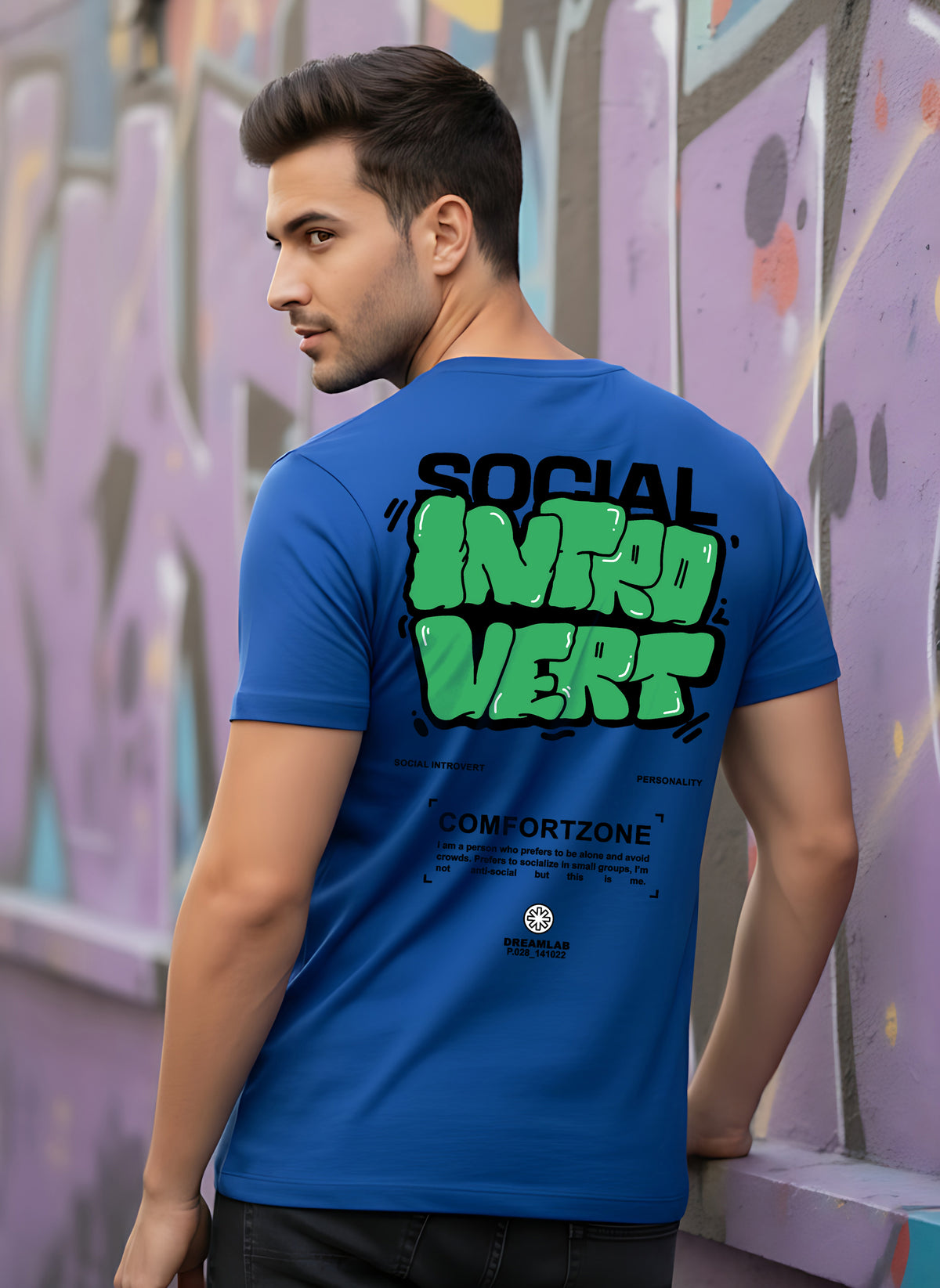 Mens Graphic Regular Half Sleeve T Shirt