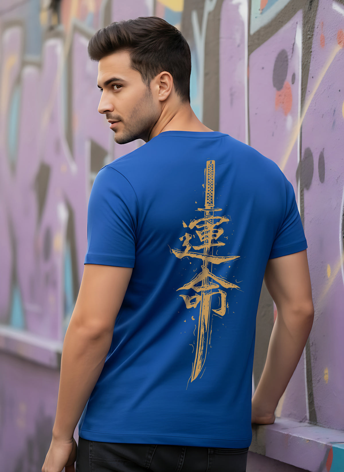 Mens Graphic Regular Half Sleeve T Shirt