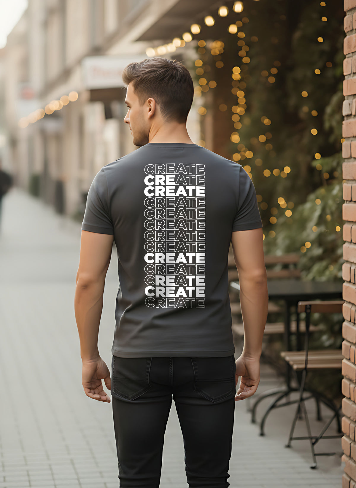 Mens Graphic Regular Half Sleeve T Shirt