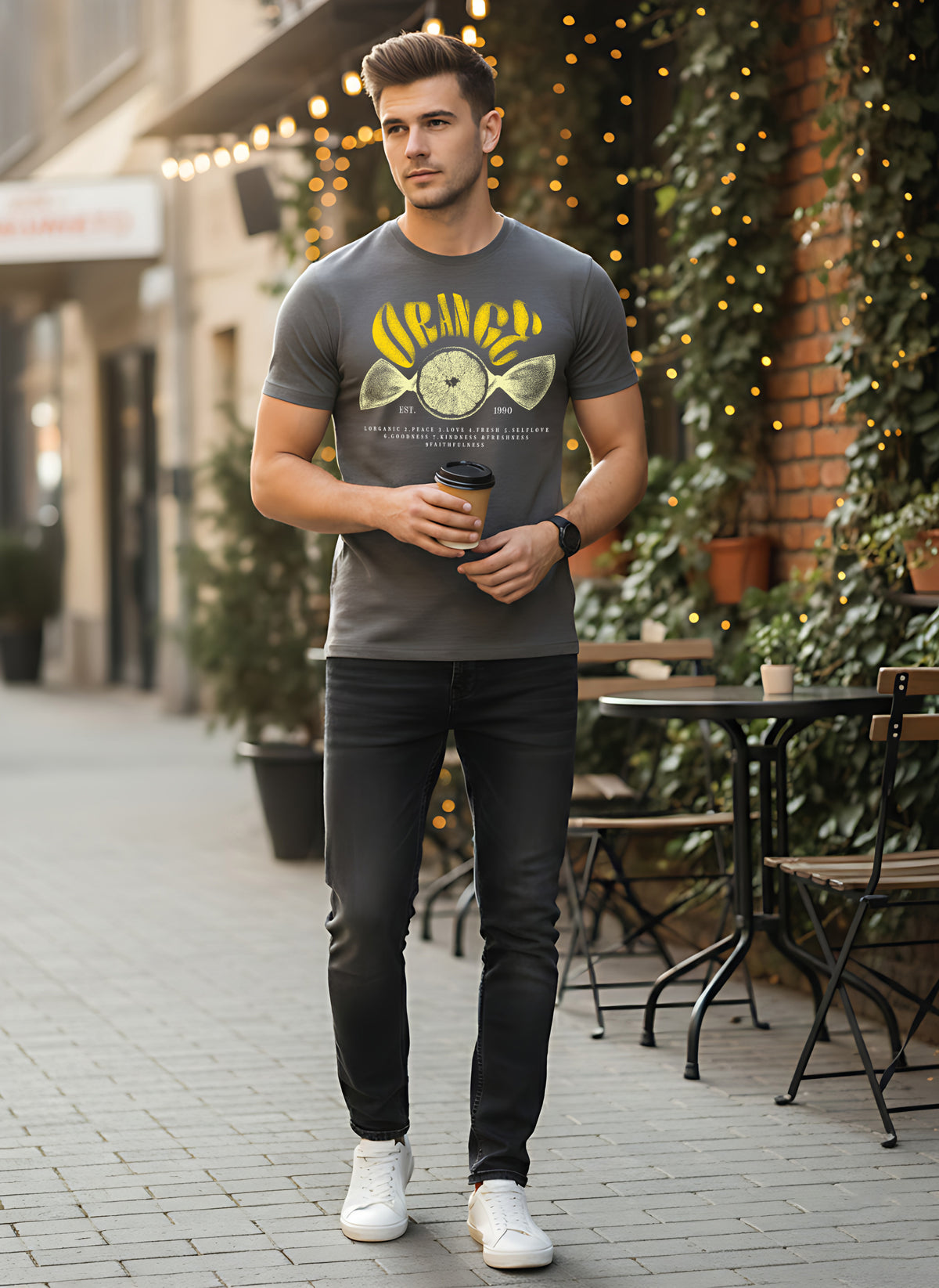 Mens Graphic Regular Half Sleeve T Shirt