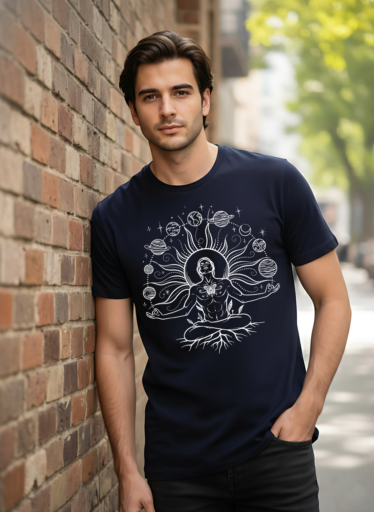 Mens Graphic Regular Half Sleeve T Shirt