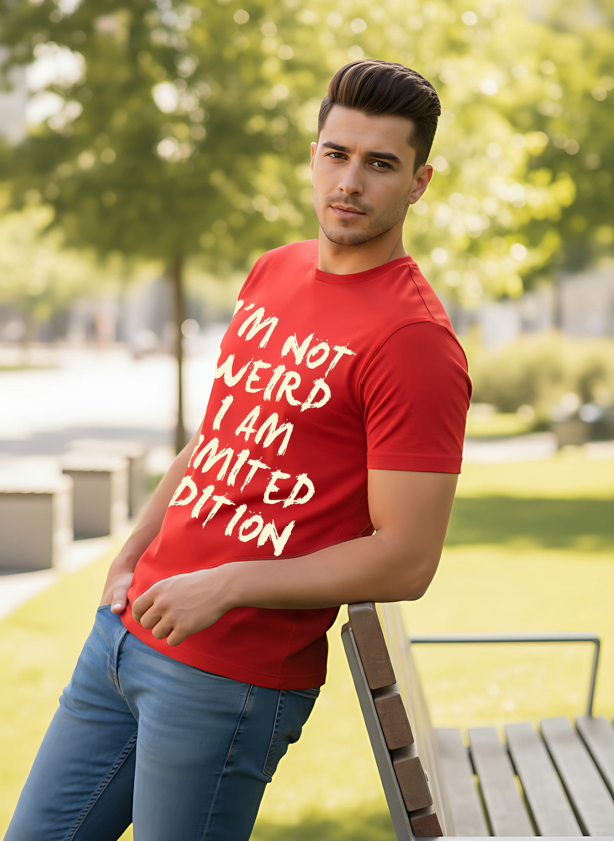 Mens Graphic Regular Half Sleeve T Shirt