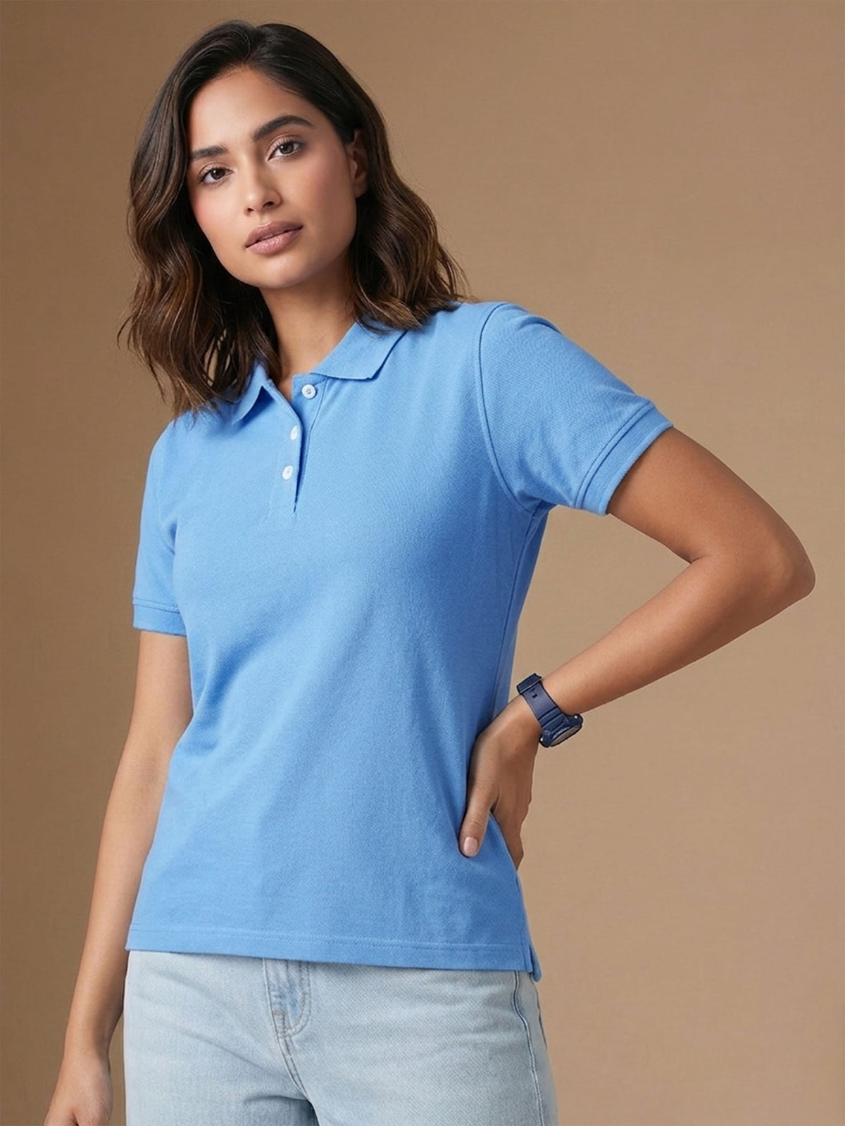 Sky Blue Polo T-Shirt