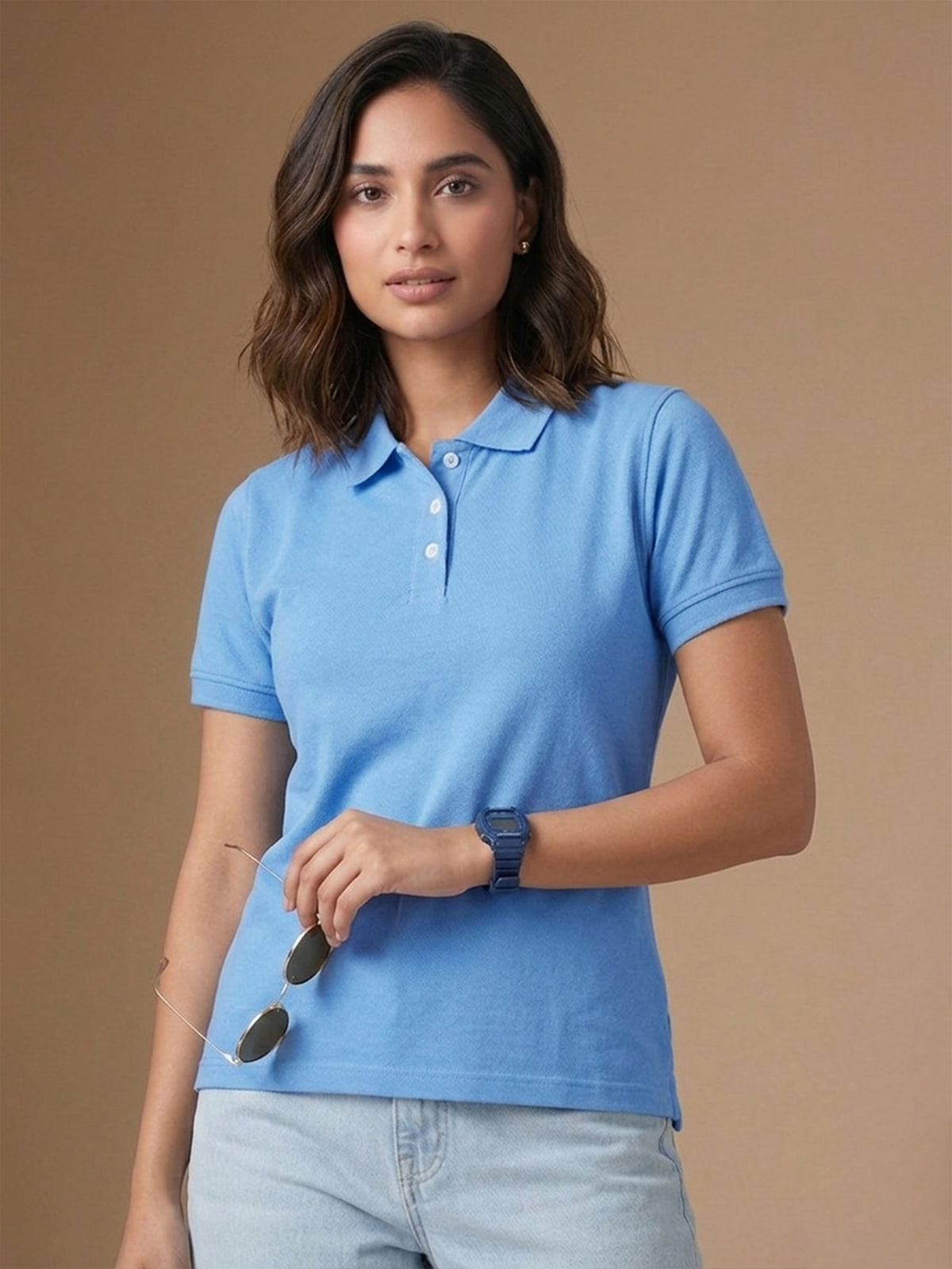 Sky Blue Polo T-Shirt