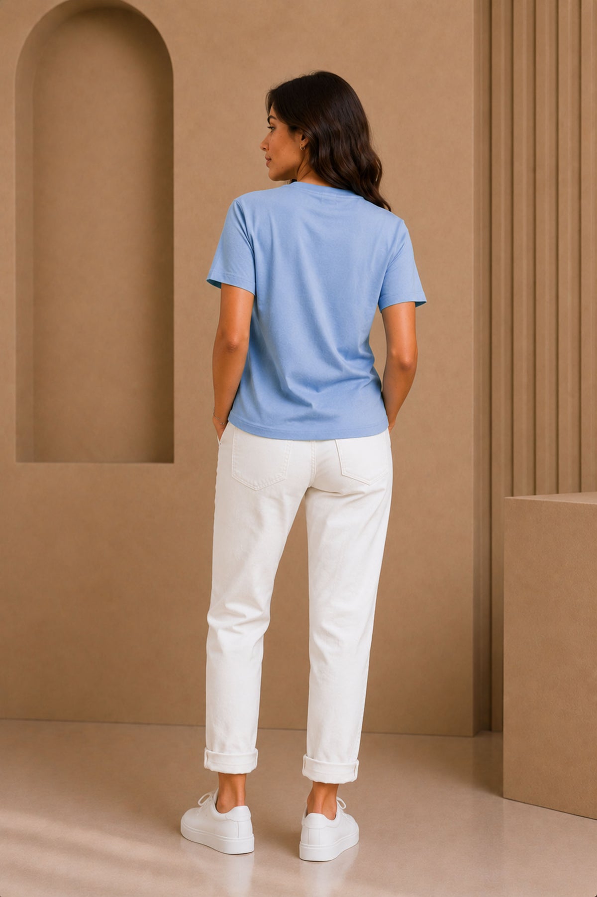 Sky Blue Regular T-Shirt
