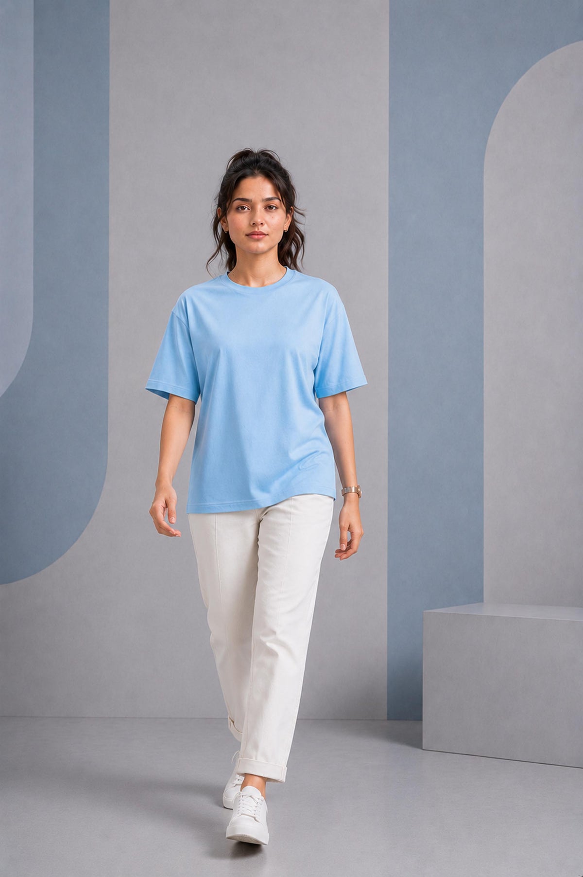 Sky Blue Oversized T-Shirt