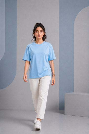 Sky Blue Oversized T-Shirt