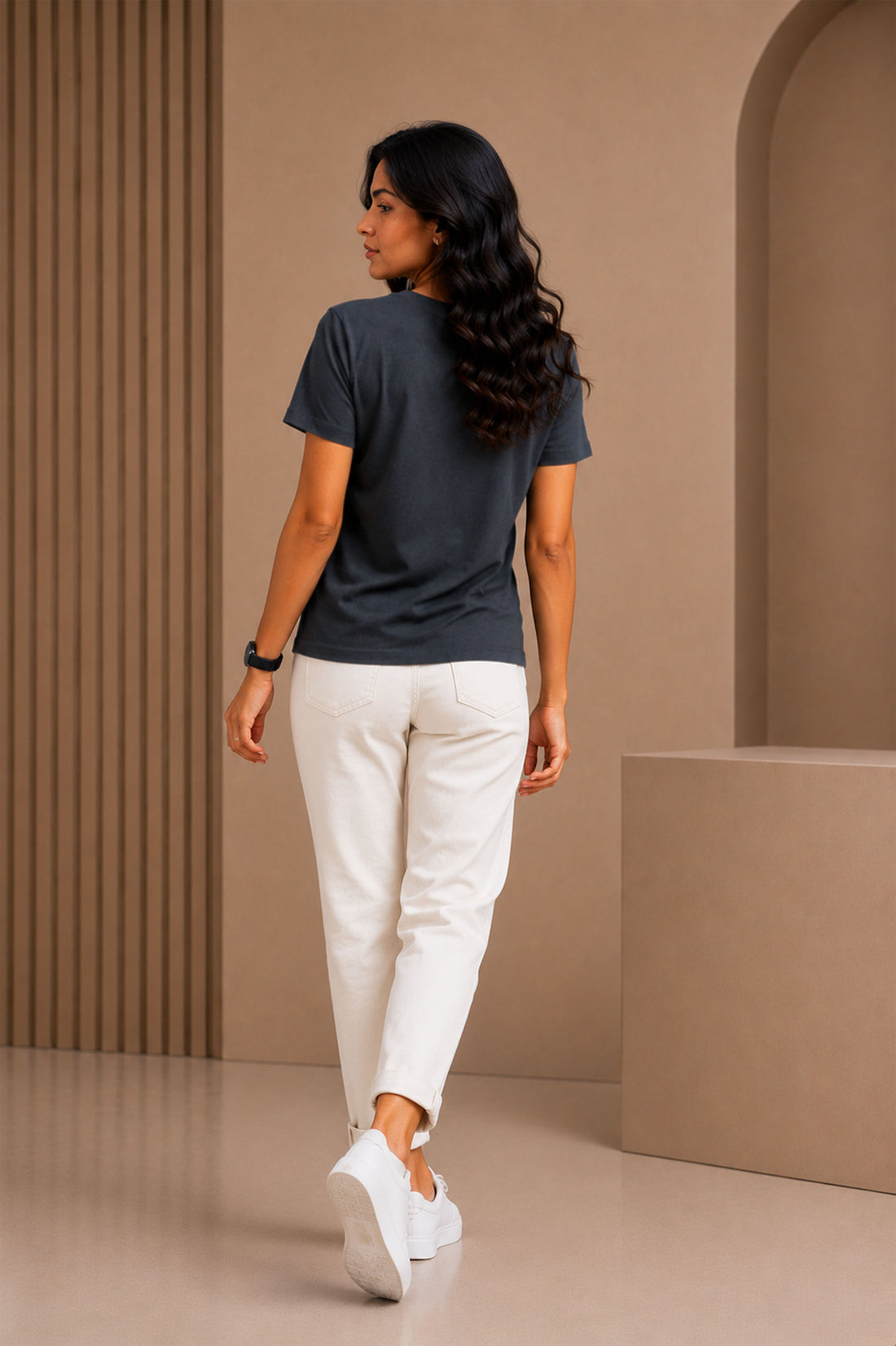 Steel Grey Regular T-Shirt