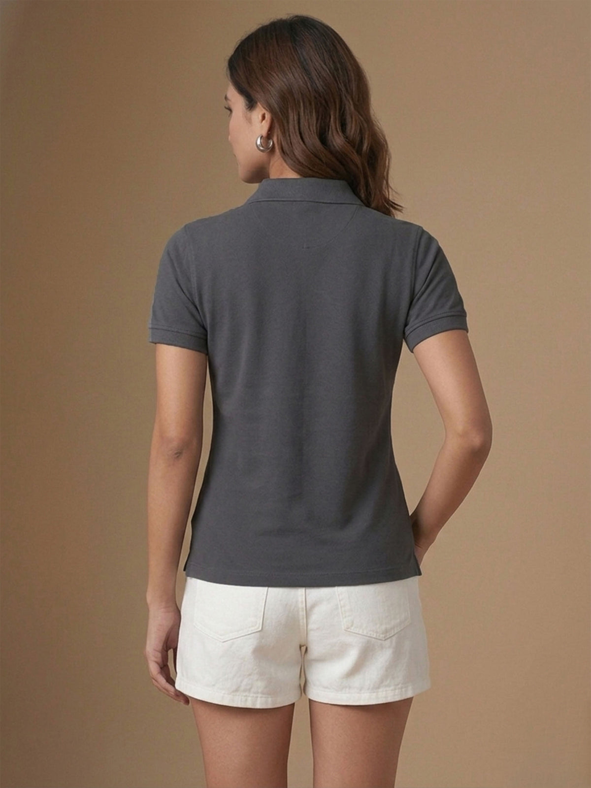 Steel Grey Polo T-Shirt