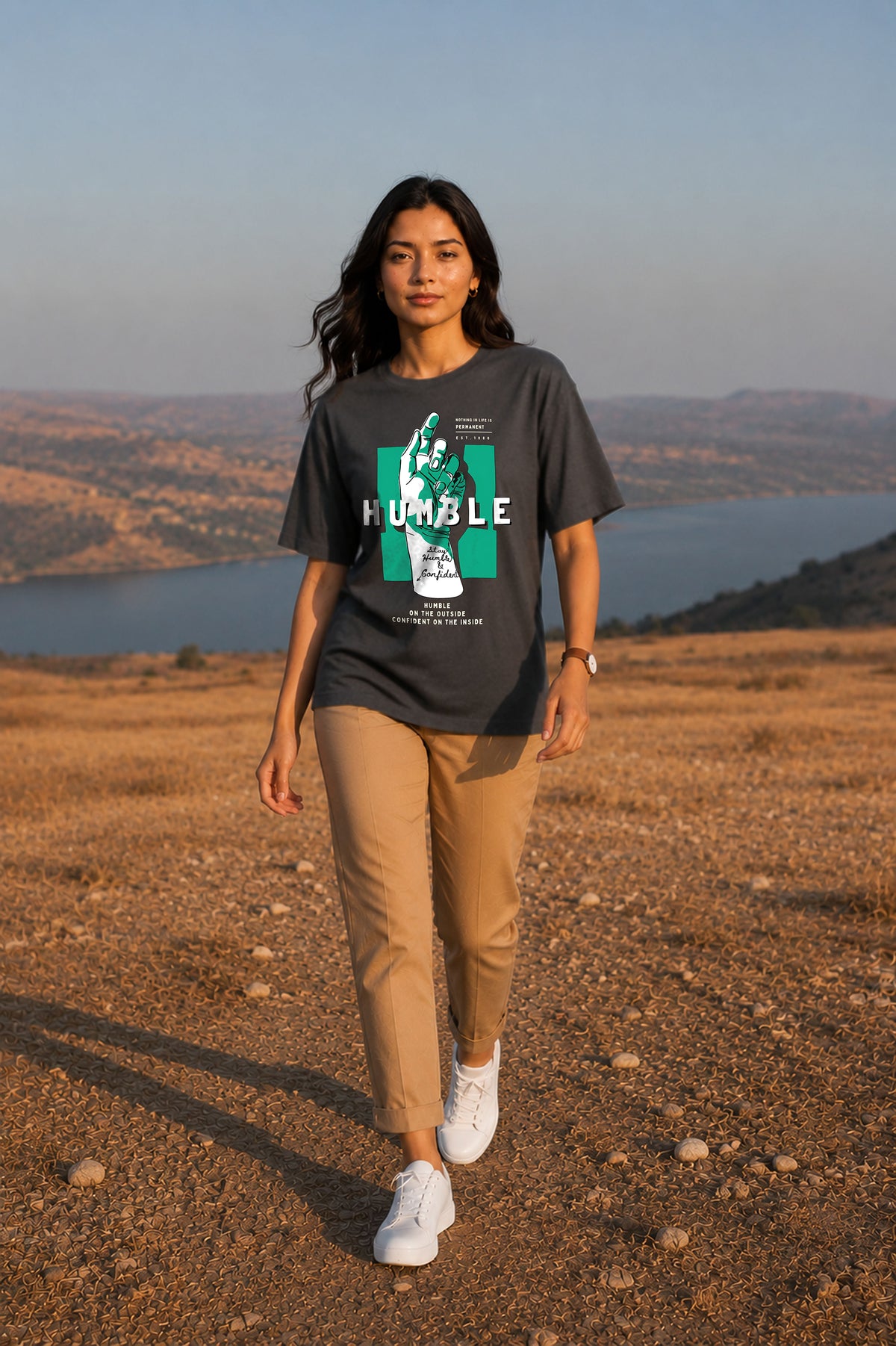 Graphic Oversized T-Shirt Humble