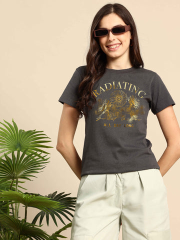 Half Sleeve Womens Regular T-Shirt
