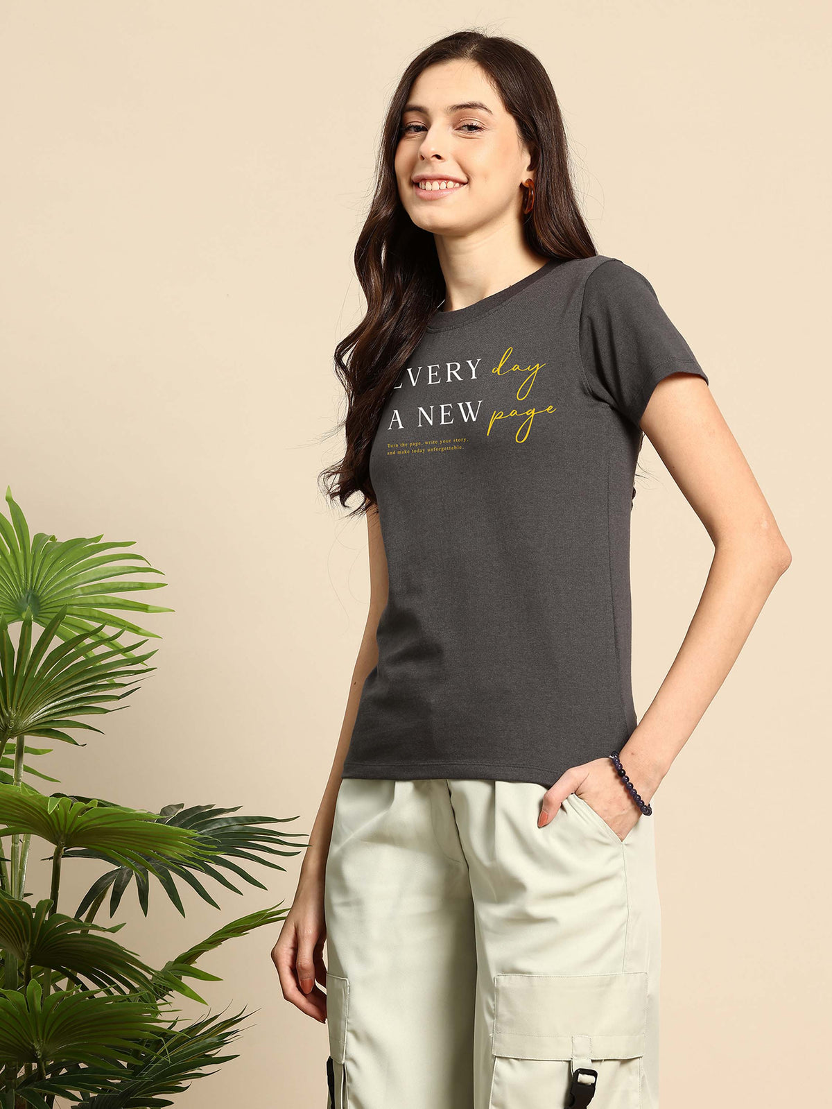 Half Sleeve Womens Regular T-Shirt