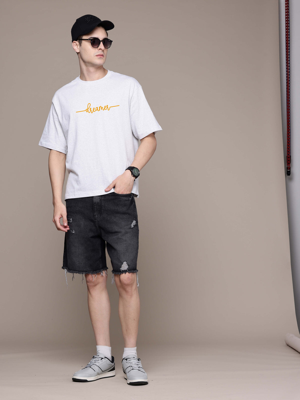 Graphic Oversized Dreamer Print Tshirt