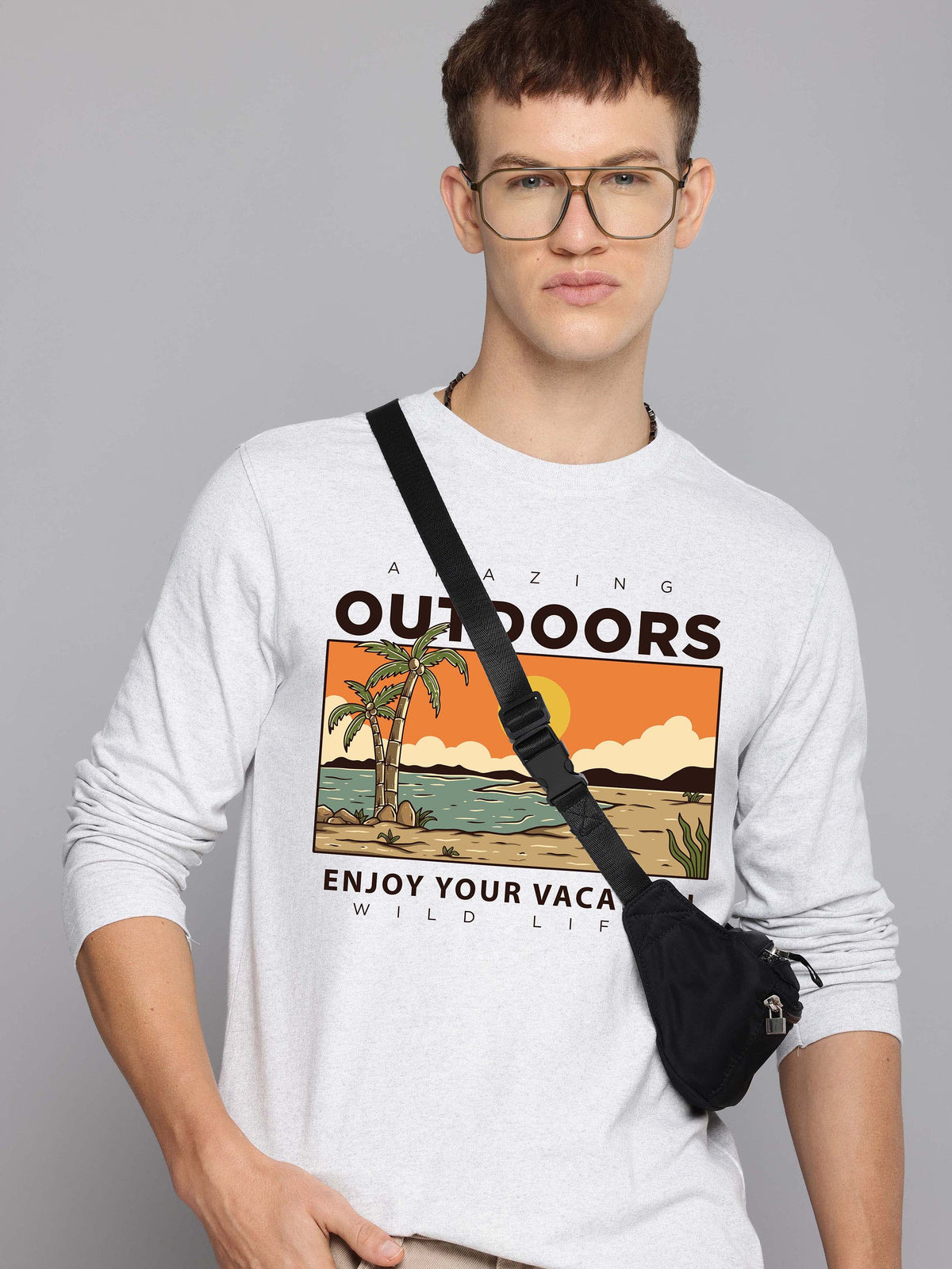Mens Graphic Long Sleeve