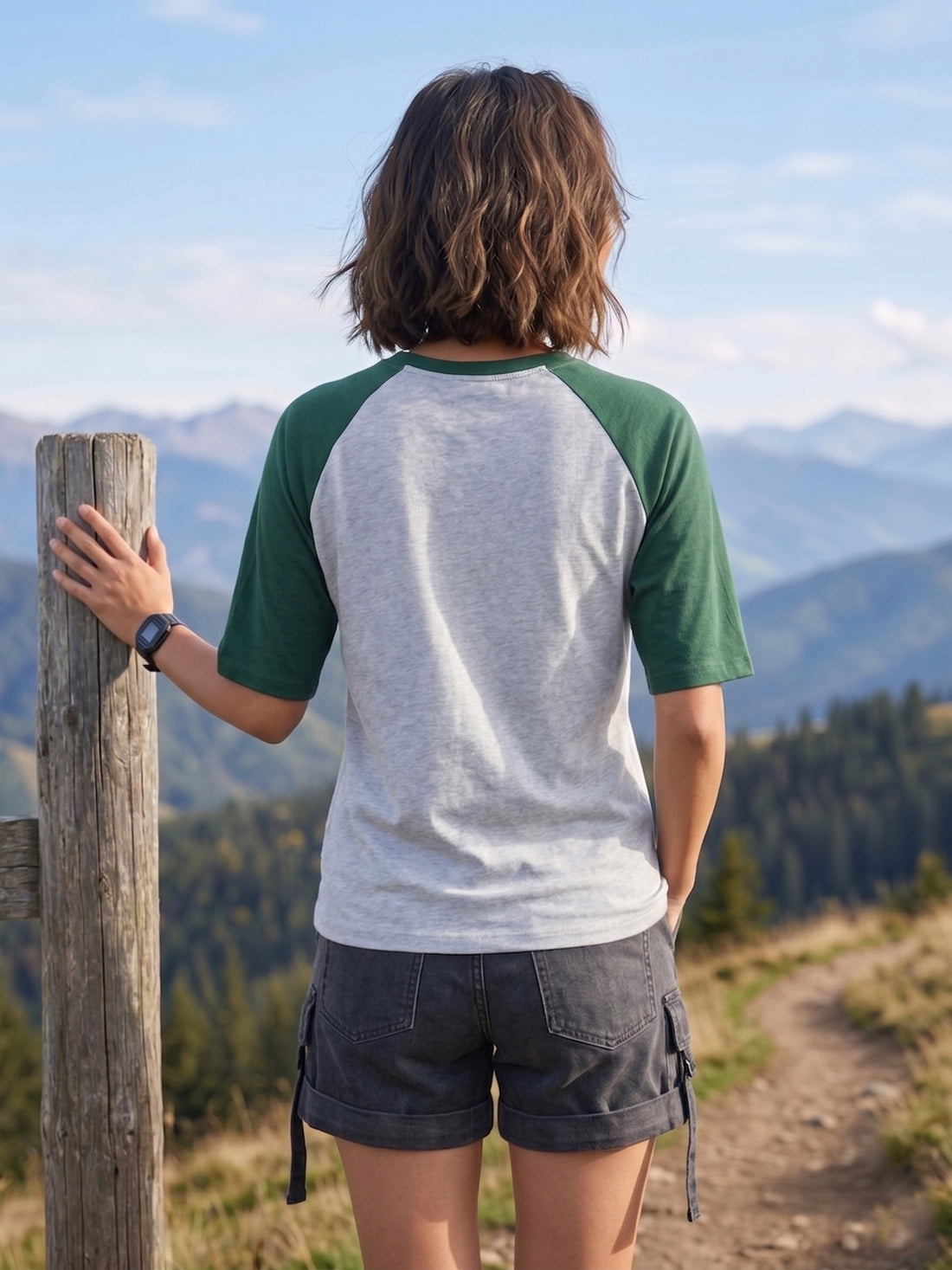 Graphic Raglan Sleeve Simplicity