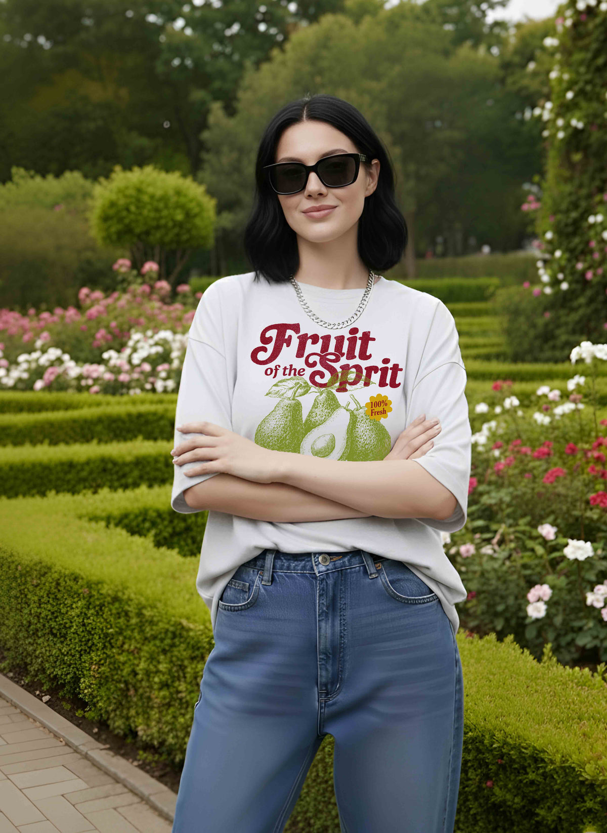 Graphic Oversized Tshirt Fruit