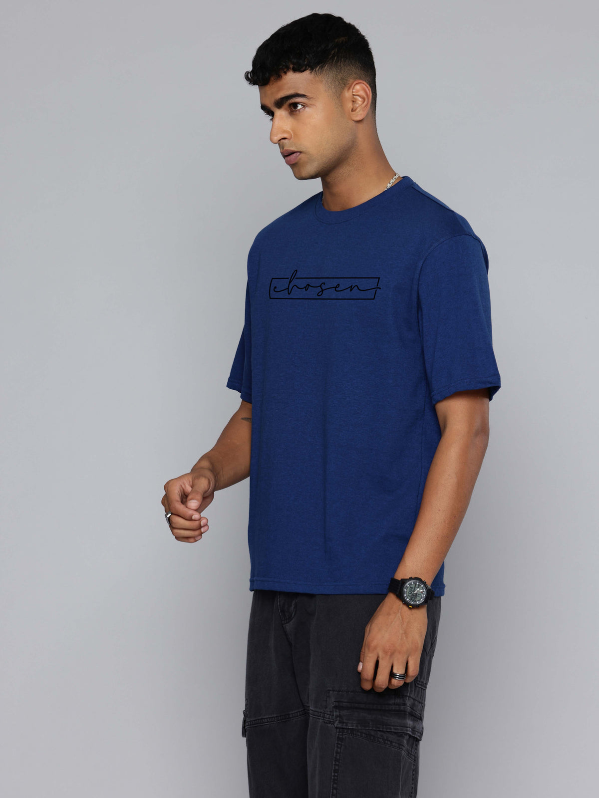 Graphic Oversized Chosen Print Tshirt