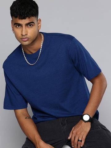 Oversized Airforce Blue T-Shirt