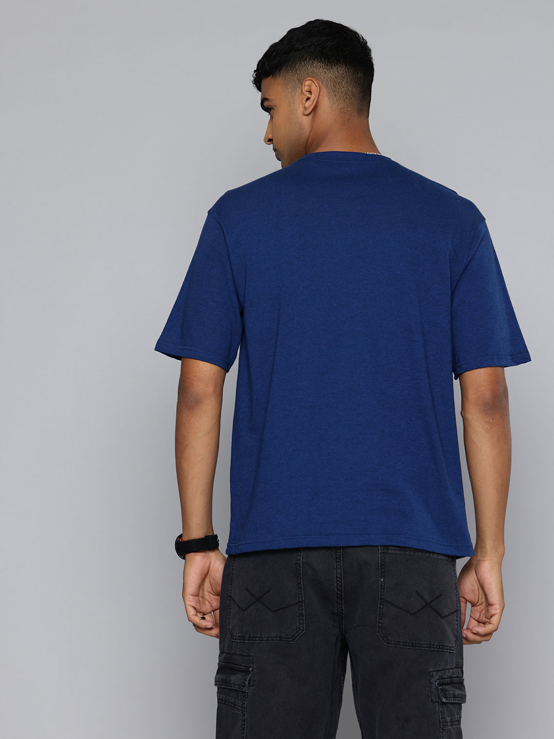 Oversized Airforce Blue T-Shirt