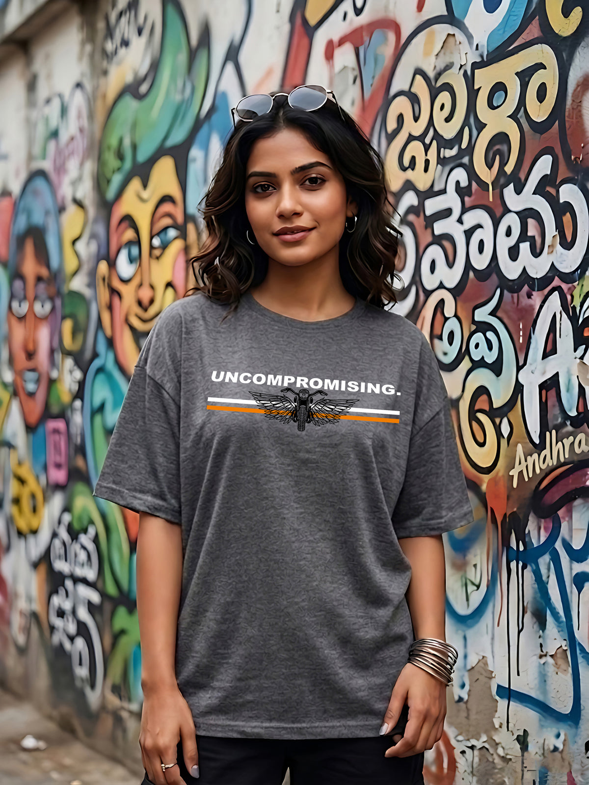 Graphic Oversized T-Shirt Uncompromising