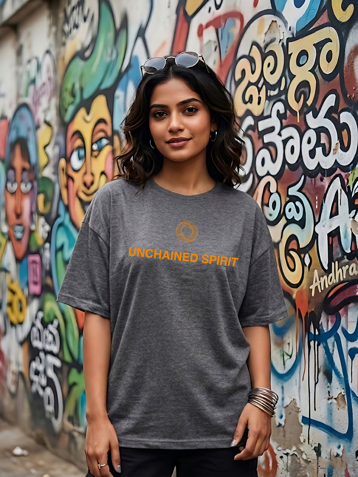 Graphic Oversized T-Shirt Spirit