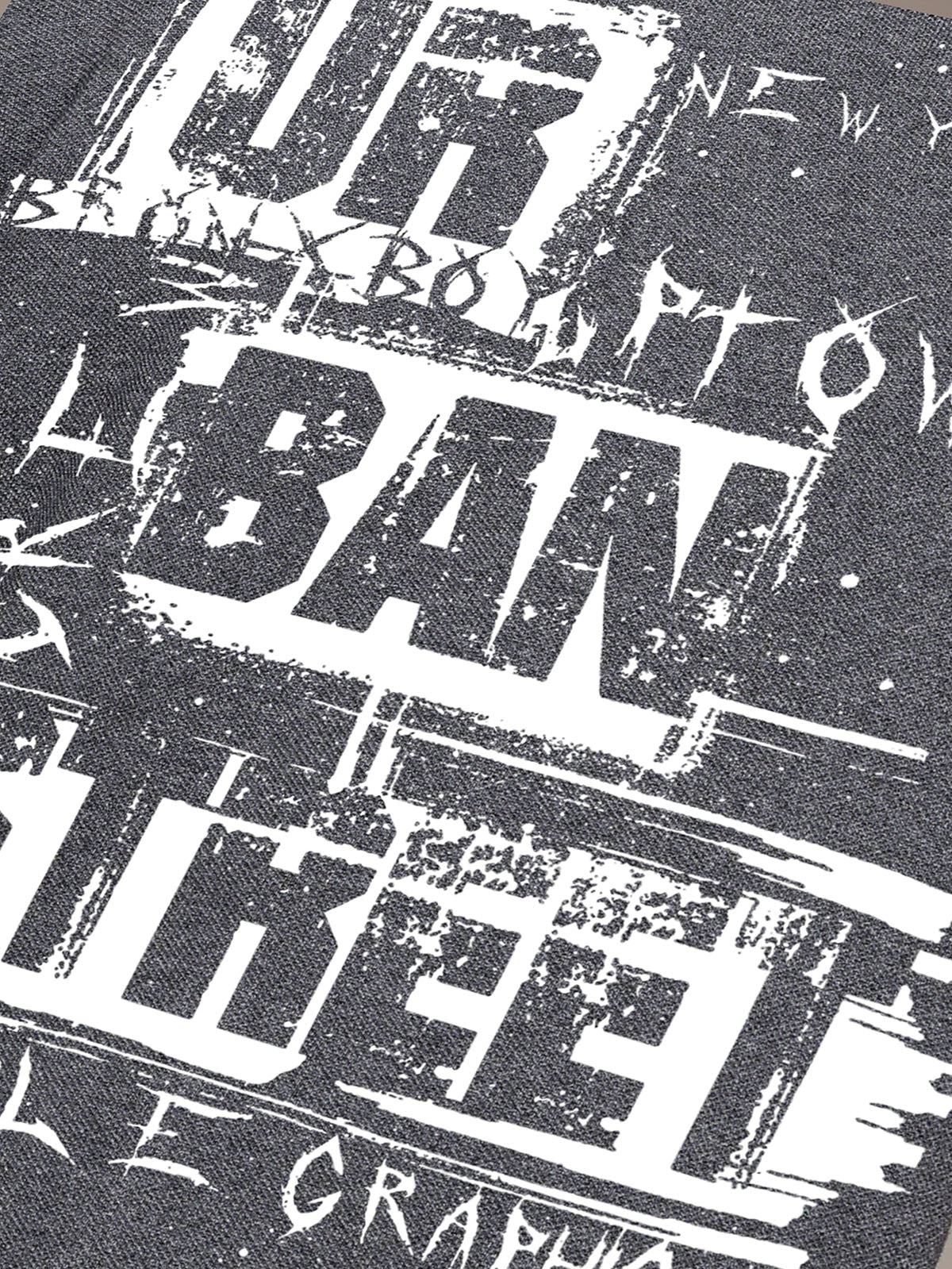Graphic Polo Back Print Urban Street Tshirt