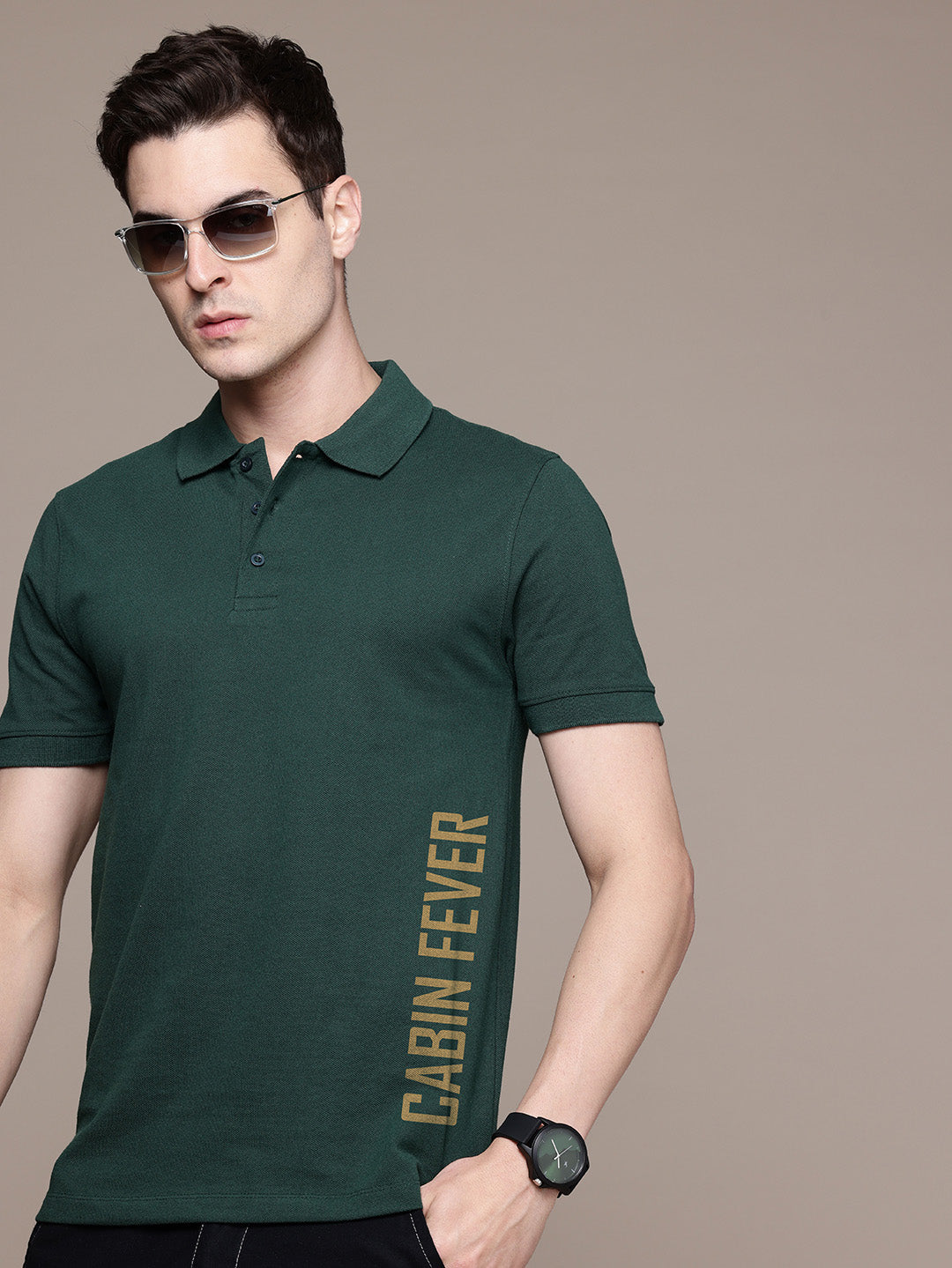 Graphic Polo Cabin Fever Print T-Shirt